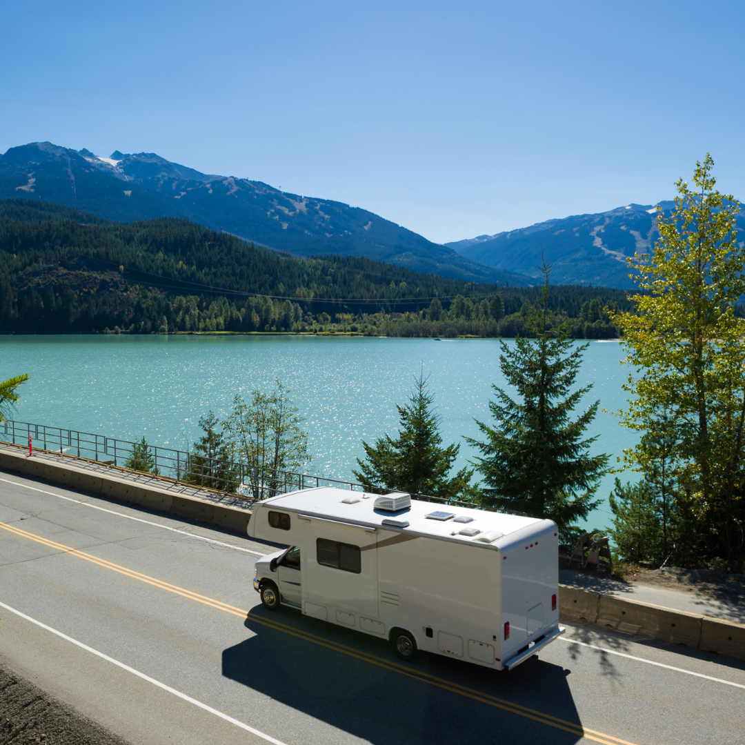 Moto Nation RV on its way to a National Park